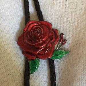 (Kiss from a) Rose Bolo Tie!